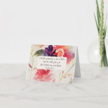 Psalm 37:4 Geniet van jezelf in de LORD Floral