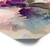 Psalm 37:4 Geniet van jezelf in de LORD Floral Poster (Hoek)