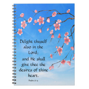 Psalm 37:4 notitieboek