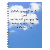 Psalm 37:4 notitieboek (Voorkant)