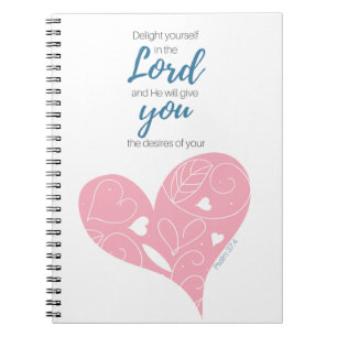 Psalm 37:4 Scripture Journal Notitieboek