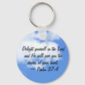 Psalm 37:4 sleutelhanger (Voorkant)