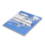 Psalm 37:4 tegeltje (Zijkant)