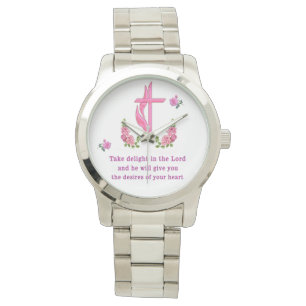 Psalm 37:4 Verheugt u in de Heer Horloge