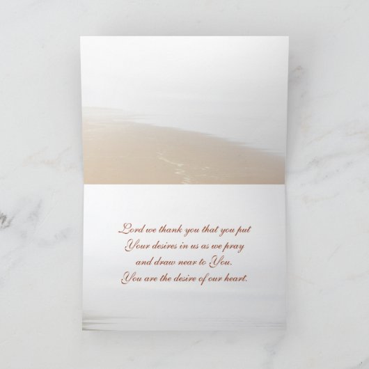 Psalm 37:4 Verrukt u in de Heere, Kaart (Binnen)