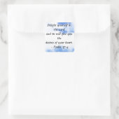 Psalm 37:4 vierkante sticker (Tas)
