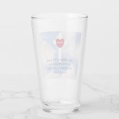 Psalm 37:4: Wees blij in de Lord Dreams Cross Glas (Achterkant)