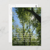 Psalm 37:5-6 briefkaart (Voorkant / Achterkant)