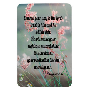 Psalm 37:5-6 magneet