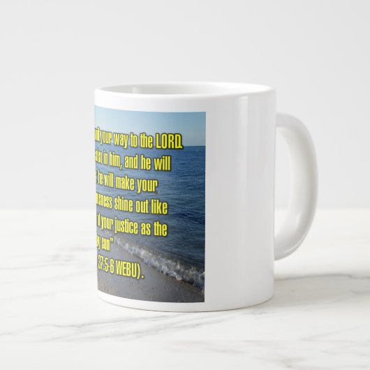 Psalm 37:5-6 WEBU Mok (Voorkant rechts)