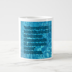 Psalm 37:5-6 WEBU Mug Grote Koffiekop