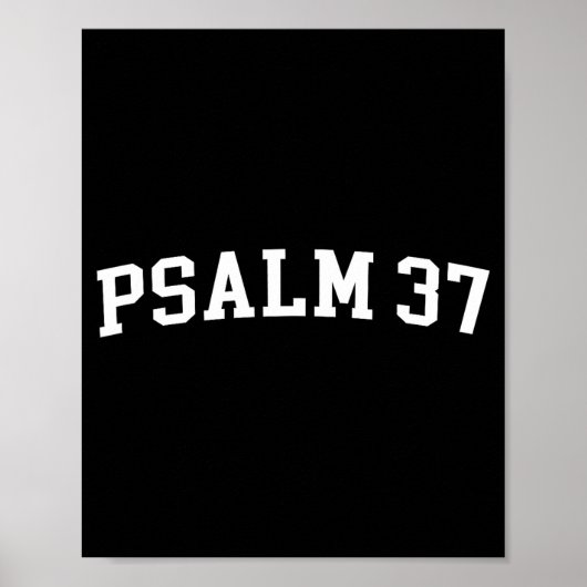 Psalm 37 poster (Voorkant)