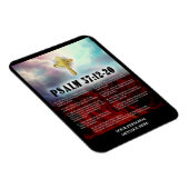 Psalm 37 vers 12 tot 20 Oude Testament Bijbel cita Magneet (Rechterzijde)