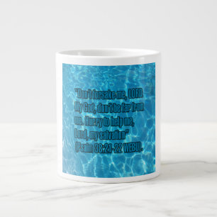 Psalm 38:21-22 WEBU Mug Grote Koffiekop