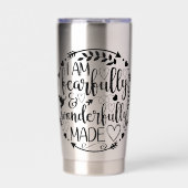 Psalm 39 Wonderfully Made Christian Scripture  Geïsoleerde Drinkbeker (Voorkant)