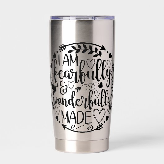 Psalm 39 Wonderfully Made Christian Scripture  Geïsoleerde Drinkbeker (Voorkant)