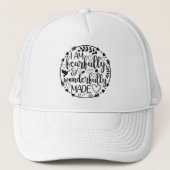 Psalm 39 Wonderfully Made Christian Scripture Trucker Pet (Voorkant)