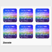 Psalm 3:3 Christelijke Schrift Firefly Art Sticker (Vel)