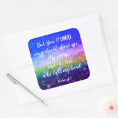 Psalm 3:3 Christelijke Schrift Firefly Art Sticker (Envelop)