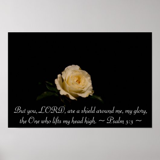 Psalm 3:3 poster (Voorkant)