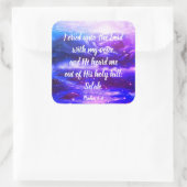 Psalm 3:4 | Bijbelse Schrift Stickers (Tas)