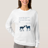 Psalm 42 1 als een dieet voor water t-shirt (Voorkant)