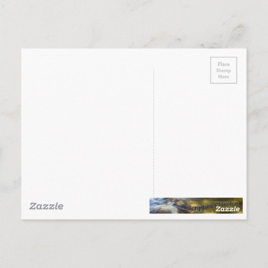 Psalm 42:1 en Deer Briefkaart (Achterkant)