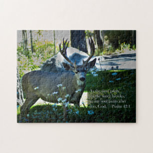 Psalm 42:1 en Deer Legpuzzel