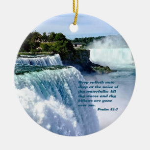 Psalm 42:7 keramisch ornament