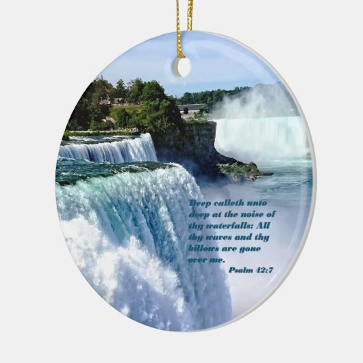 Psalm 42:7 keramisch ornament (Links)