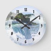 Psalm 42:7 ronde klok (Voorkant)