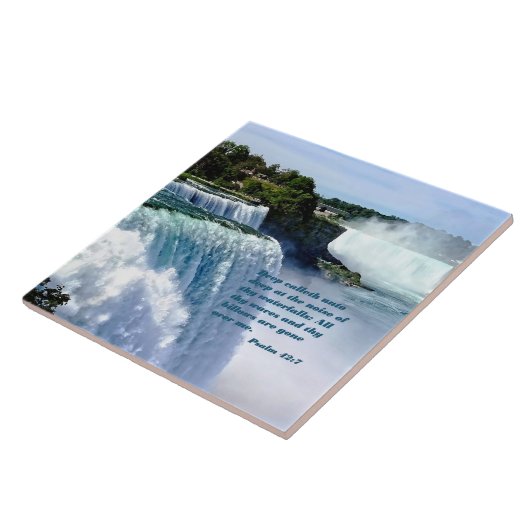 Psalm 42:7 tegeltje (Zijkant)