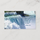 Psalm 42:7 visitekaartje (Achterkant)