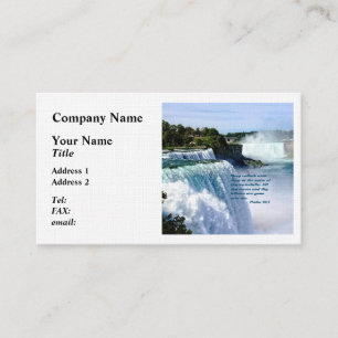 Psalm 42:7 visitekaartje