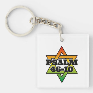 Psalm 46-10 - Acryl sleutelhanger