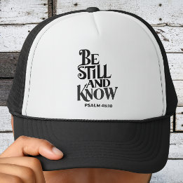 Psalm 46:10 Be Still and Know Scripture Trucker Pet