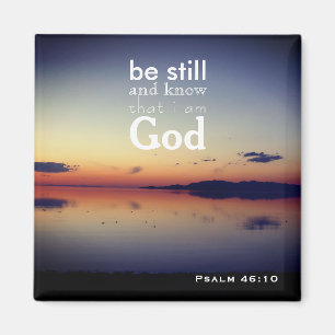 Psalm 46:10 "Be still" Great Salt Lake, Utah Magneet
