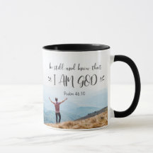 Psalm 46:10 ben nog steeds en weet dat ik een bijb