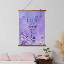 Psalm 46:10 Bible Verse Hangend Wandkleed