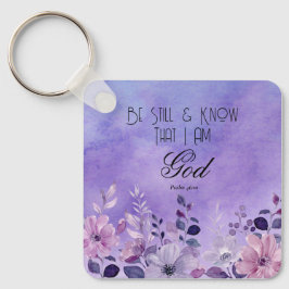 Psalm 46:10 Bible Verse Sleutelhanger