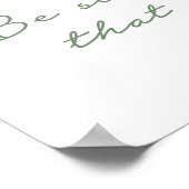 Psalm 46:10, bijbeldruk, nog steeds poster (Hoek)