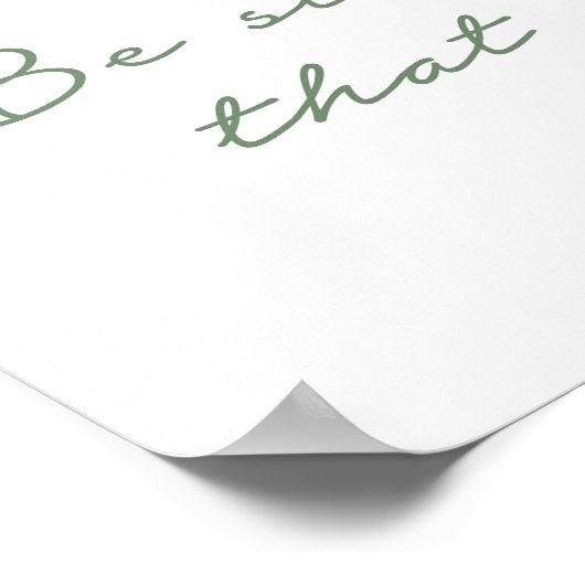 Psalm 46:10, bijbeldruk, nog steeds poster (Hoek)