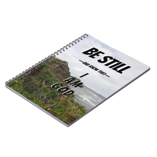 Psalm 46:10 Bijbels Notitieboek (Linkerzijde)