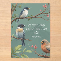 Psalm 46:10 Bijbelvers Afbeelding