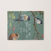 Psalm 46:10 Bijbelvers afbeelding Legpuzzel (Horizontaal)