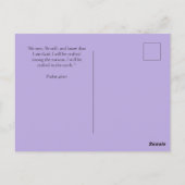 Psalm 46:10 Bijbelvers Briefkaart (Achterkant)