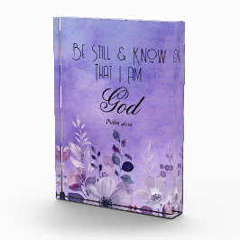 Psalm 46:10 Bijbelvers Fotoblokken