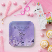 Psalm 46:10 Bijbelvers Papieren Bordje (Feest)