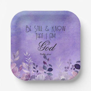 Psalm 46:10 Bijbelvers Papieren Bordje