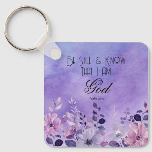 Psalm 46:10 Bijbelvers Sleutelhanger